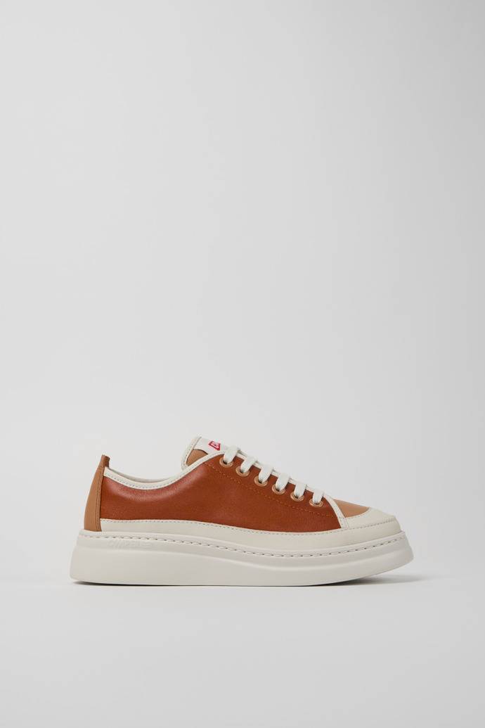 Side view of Twins Multicolor Leather Women's Sneaker.