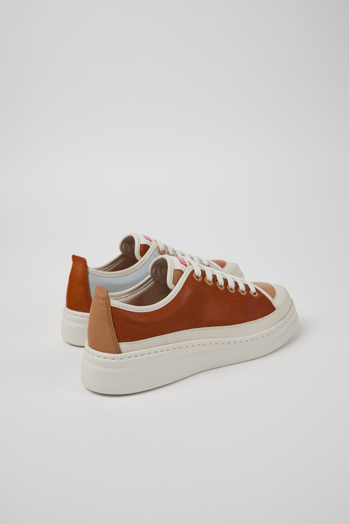 Back view of Twins Multicolor Leather Women's Sneaker.