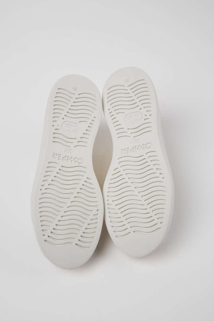 Twins Wielokolorowe sneakersy damskie z tkaniny i skóry.