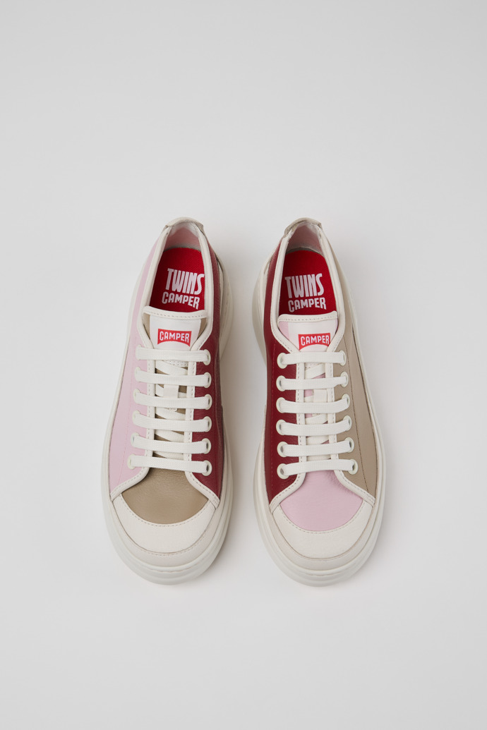 Twins Mehrfarbige Ledersneaker für Damen.
