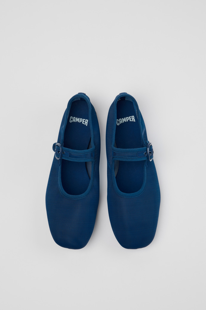 Casi Myra Ballerine in tessuto blu Da donna.