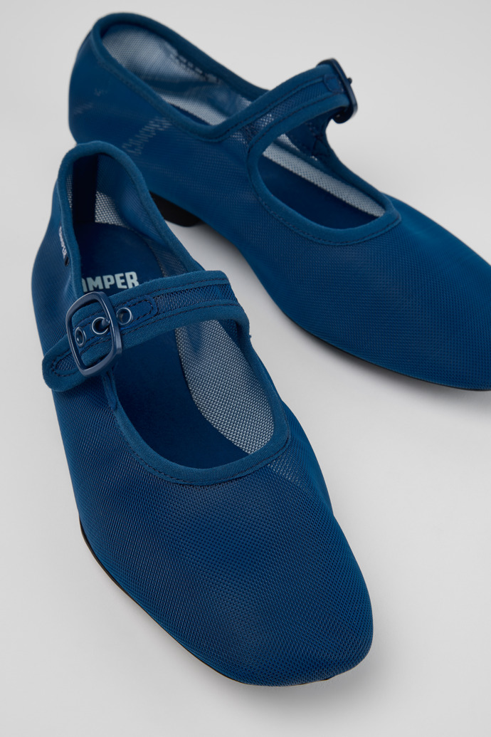 Casi Myra Ballerine in tessuto blu Da donna.
