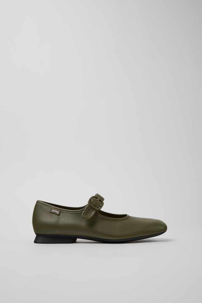 Casi Casi Green Ballerinas for Women - Autumn / Winter collection