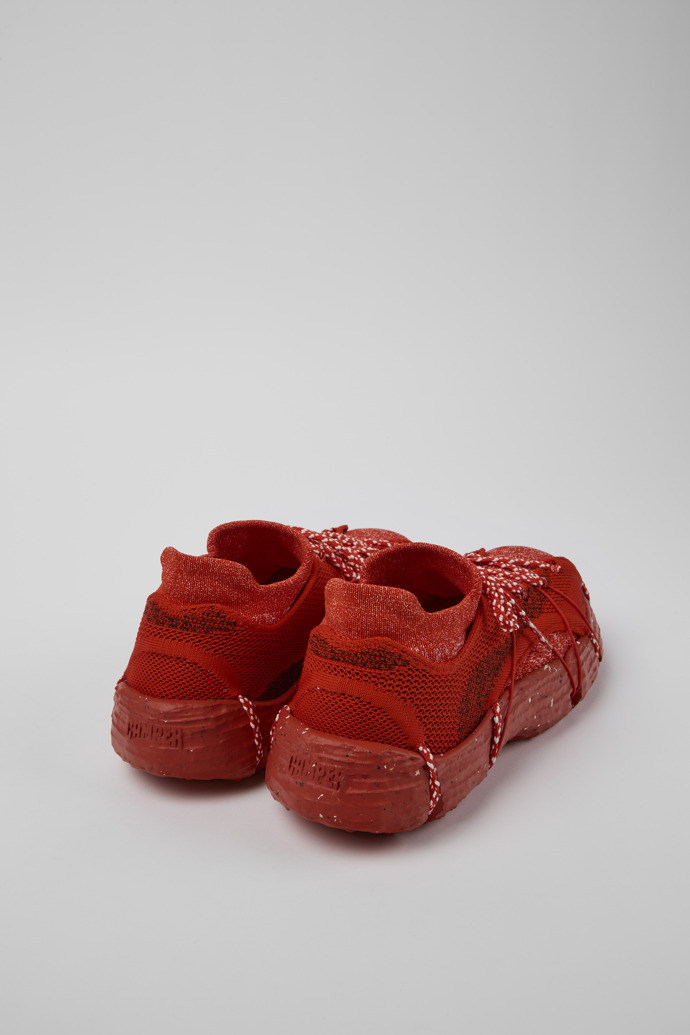 Back view of ROKU Red Sneaker for Women