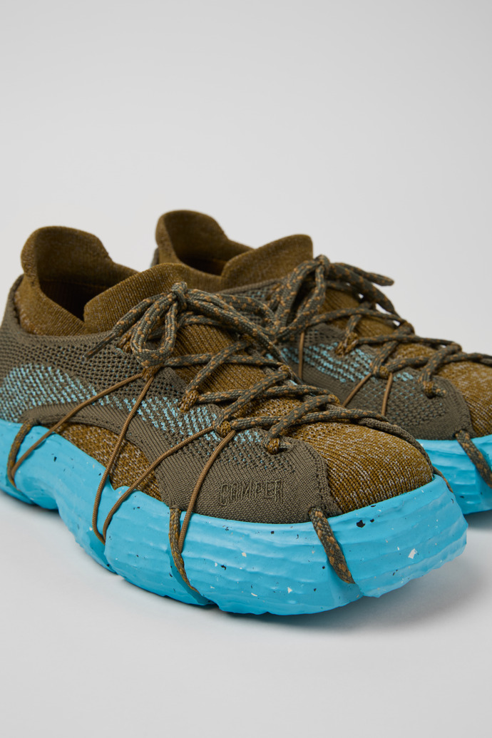 Close-up view of ROKU Multicolor Recycled PET Women's Sneakers.