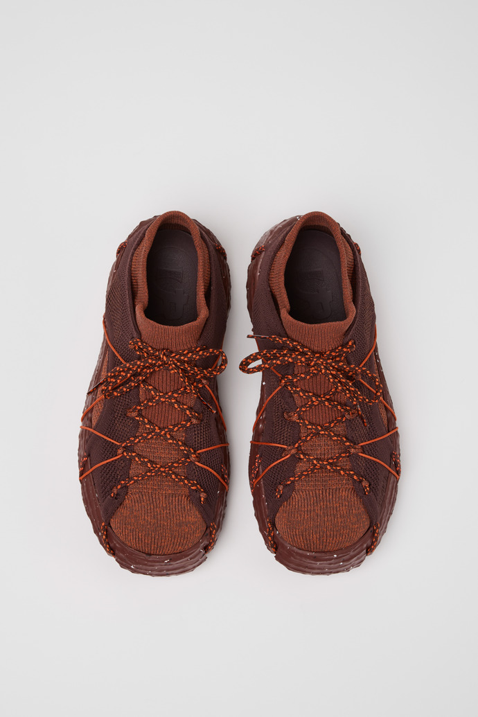 Overhead view of ROKU Burgundy Sneaker for Women