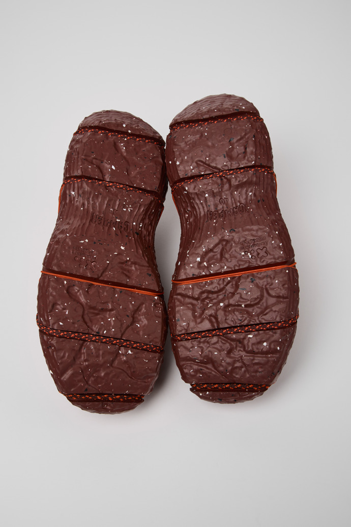 The soles of ROKU Burgundy Sneaker for Women