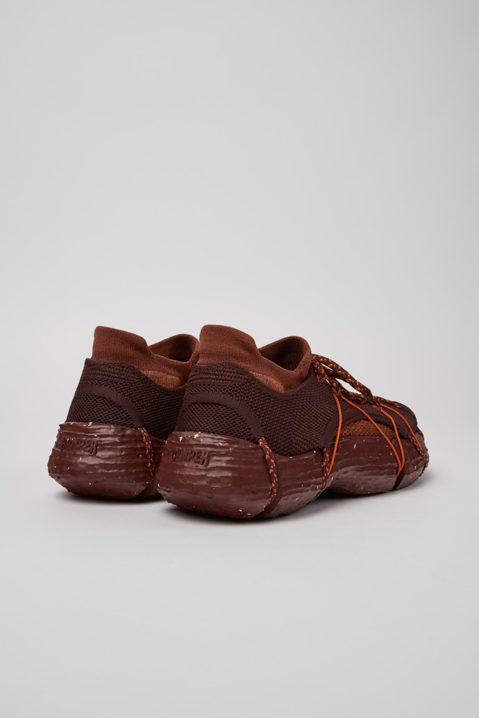Back view of ROKU Burgundy Sneaker for Women