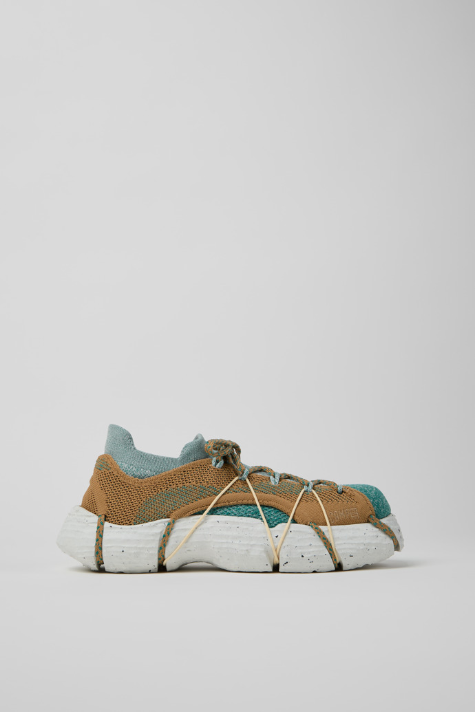 Side view of Roku Multicolor Textile Sneakers for Women.