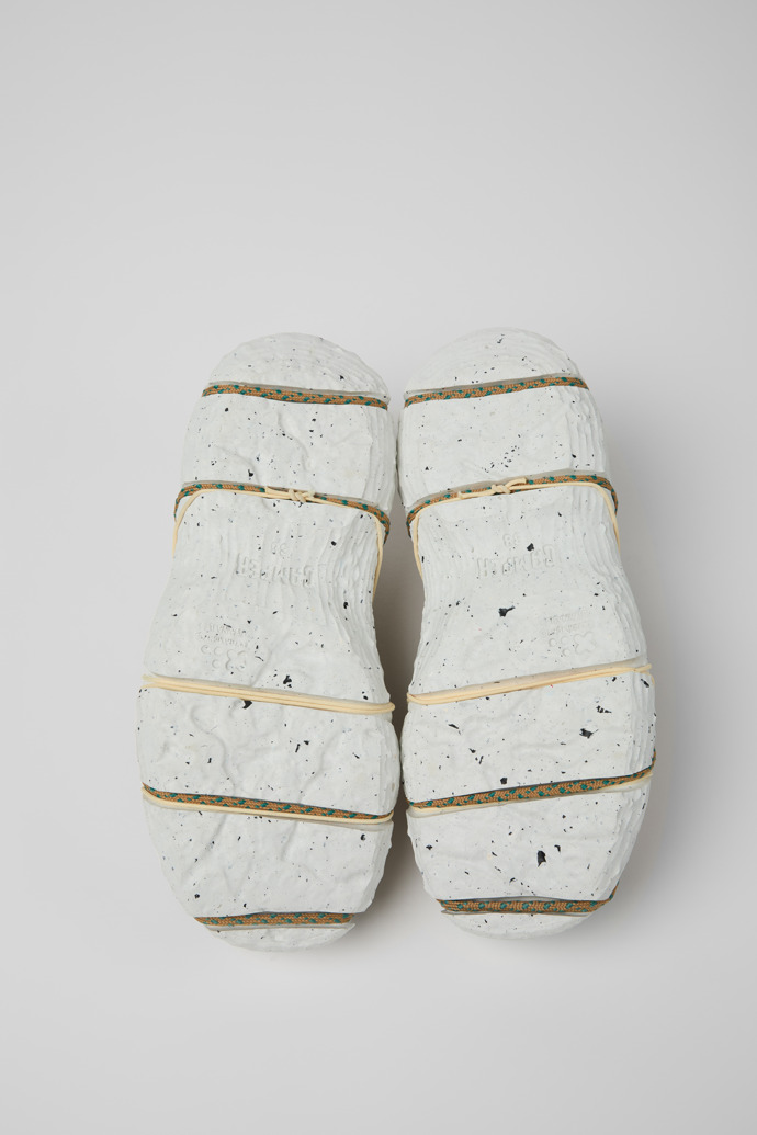 The soles of Roku Multicolor Textile Sneakers for Women.