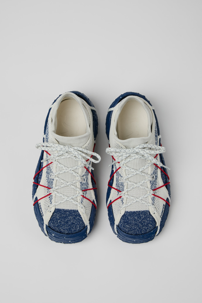 Overhead view of Roku Multicolor Textile Sneakers for Women.