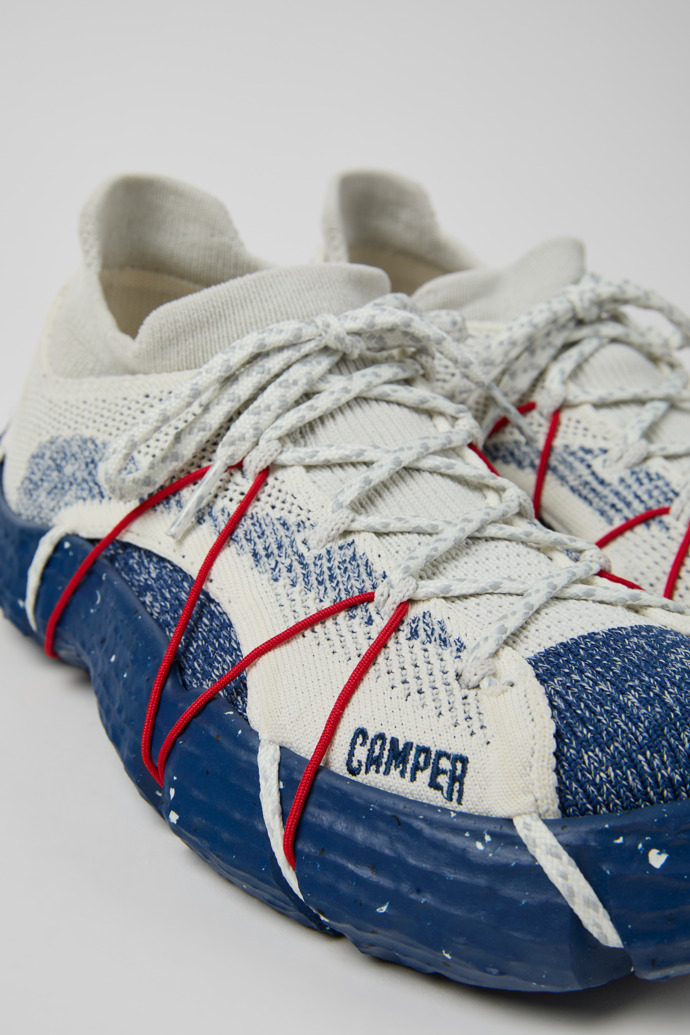 Close-up view of Roku Multicolor Textile Sneakers for Women.