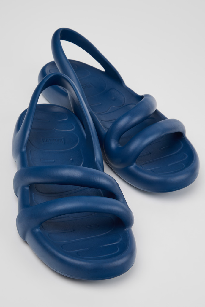 Kobarah Flat Sandales bleues Pour femme.