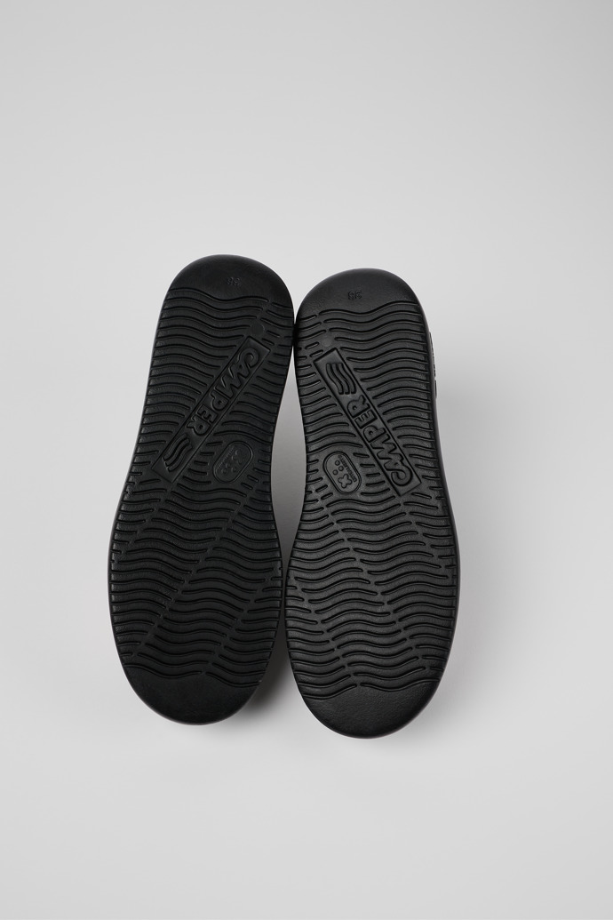 The soles of Runner K21 Black Textile Sneaker for Women