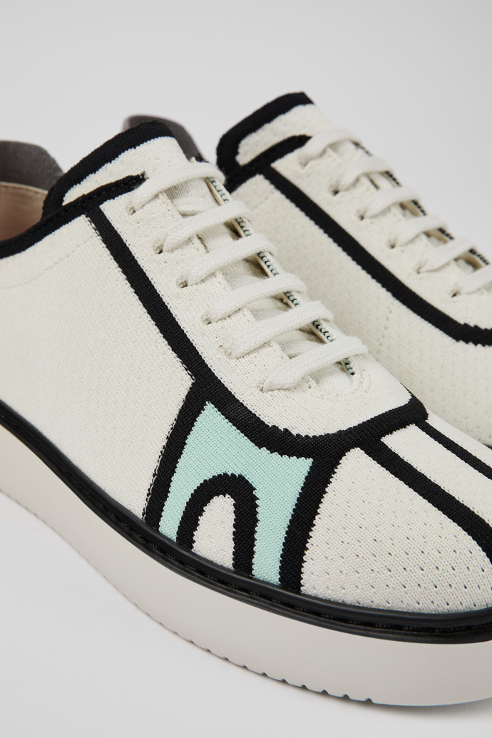 Runner K21 Witte textiel sneaker voor dames