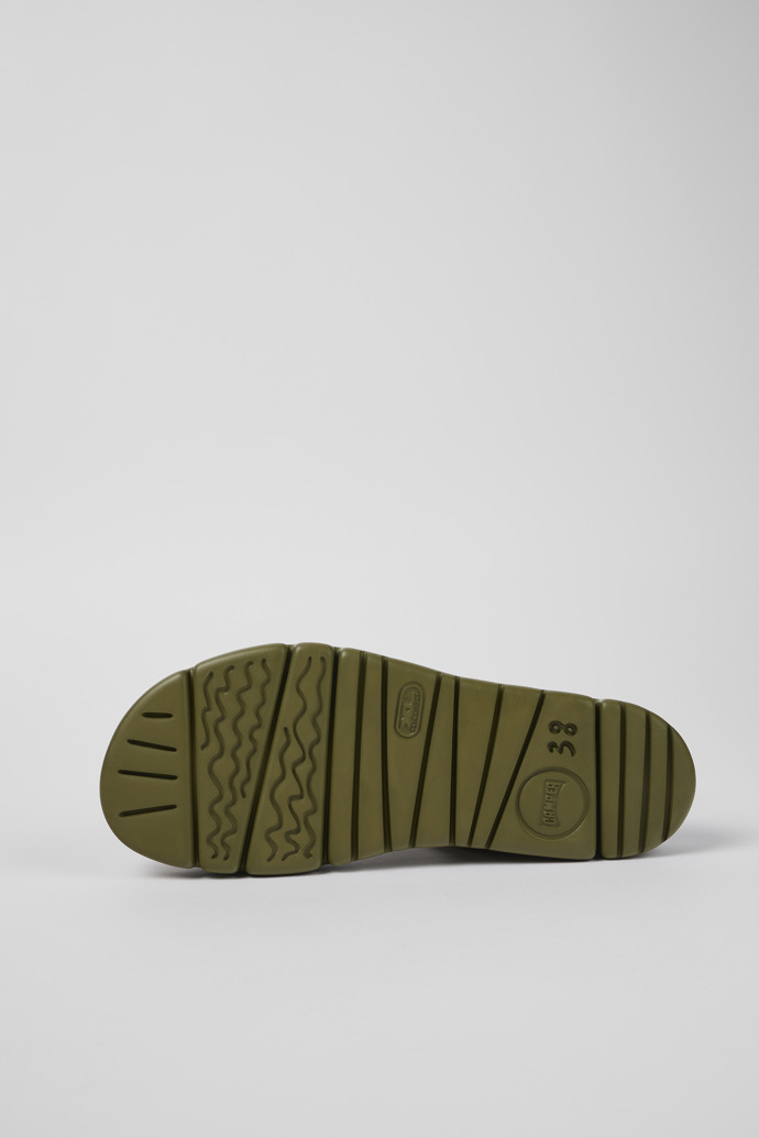 The soles of Oruga Multicolored Textile Sandal for Women