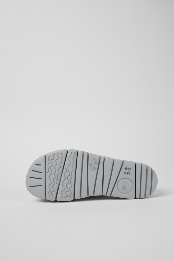 The soles of Oruga Up Multicolored Textile Slide for Women