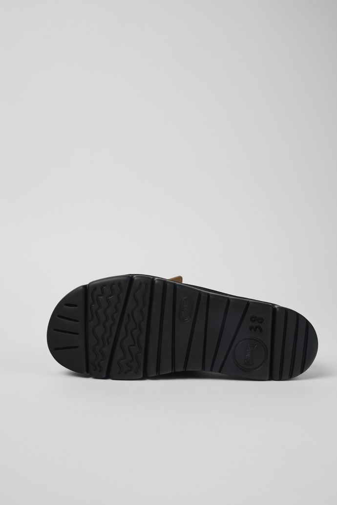 The soles of Oruga Up Multicolored Textile Slide for Women