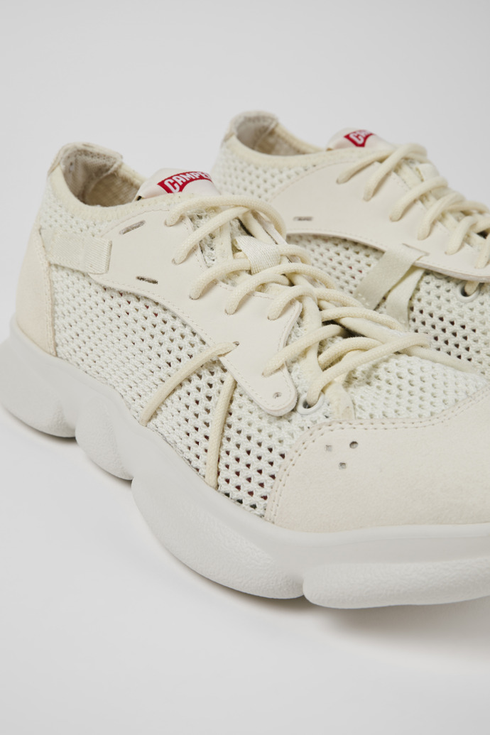 Close-up view of Karst White TENCEL™ & MIRIUM® Sneaker for Women