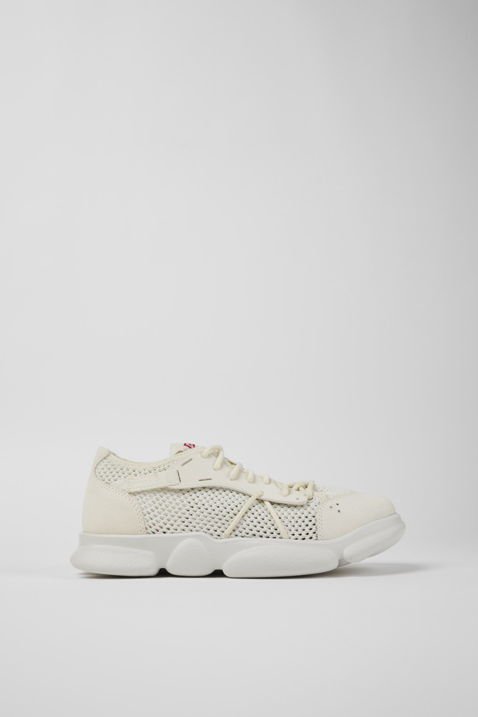 Image of Side view of Karst White TENCEL™ & MIRIUM® Sneaker for Women