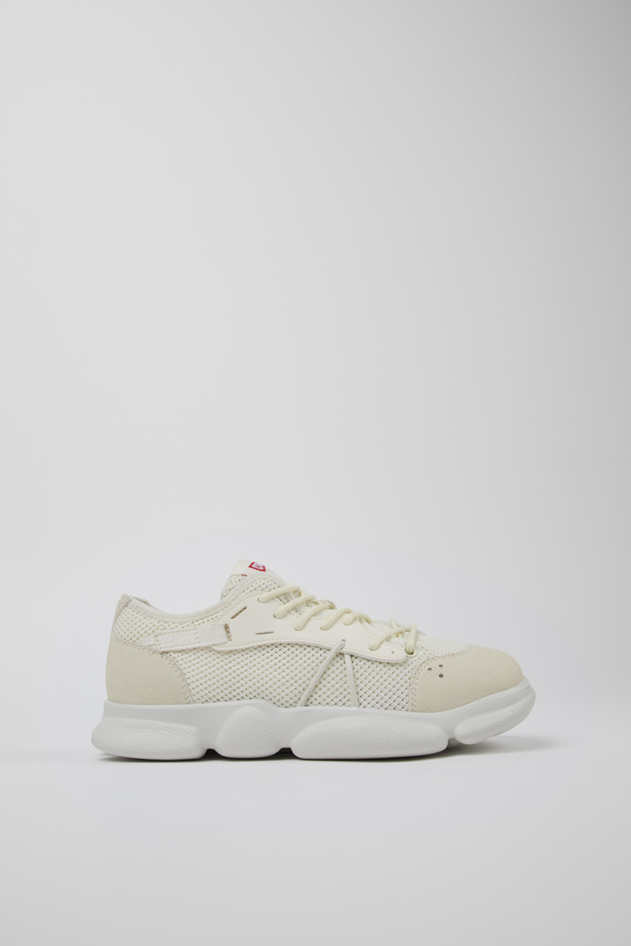 Karst Sorona® Witte textiel sneaker voor dames