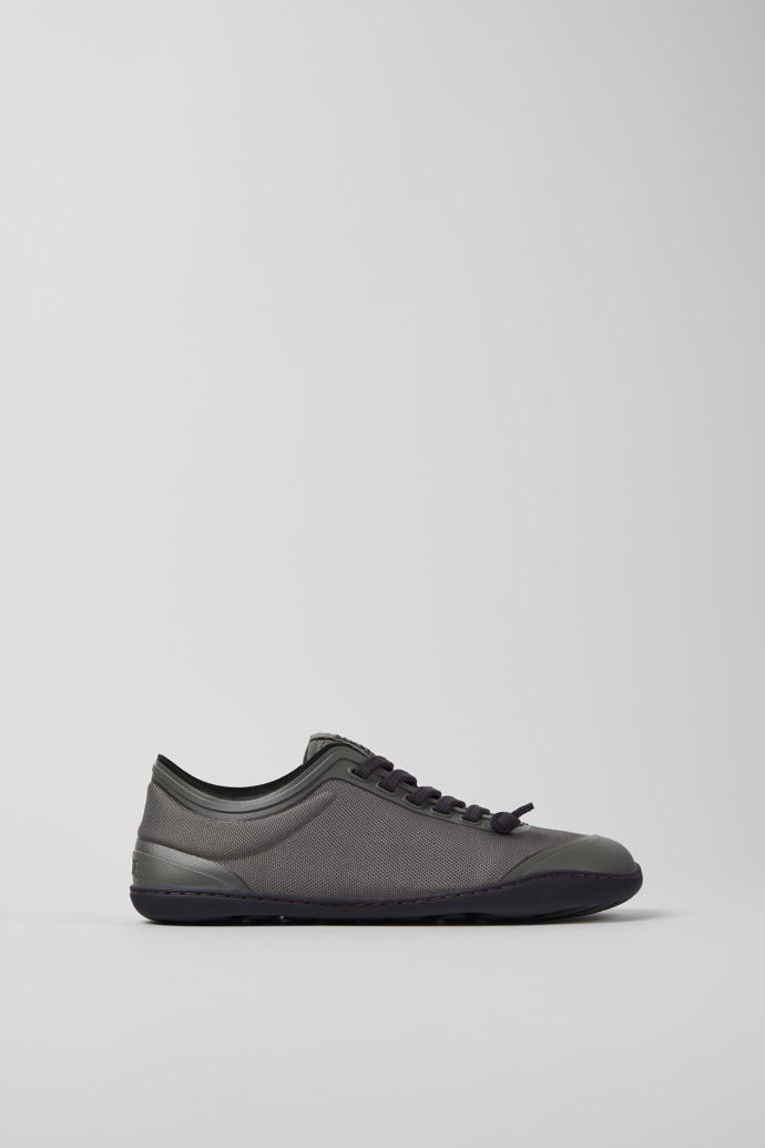 Side view of Peu Gray Textile Shoes for Women