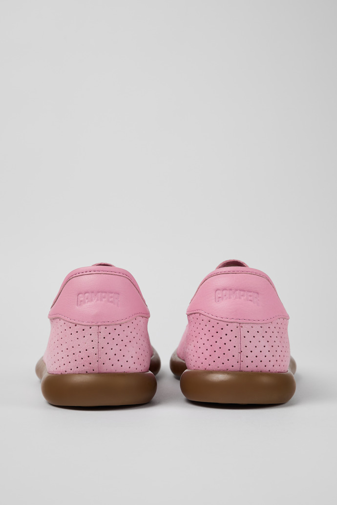 Pelotas Soller Ροζ νουμπούκ/δερμάτινο καθημερινό παπούτσι για γυναίκες