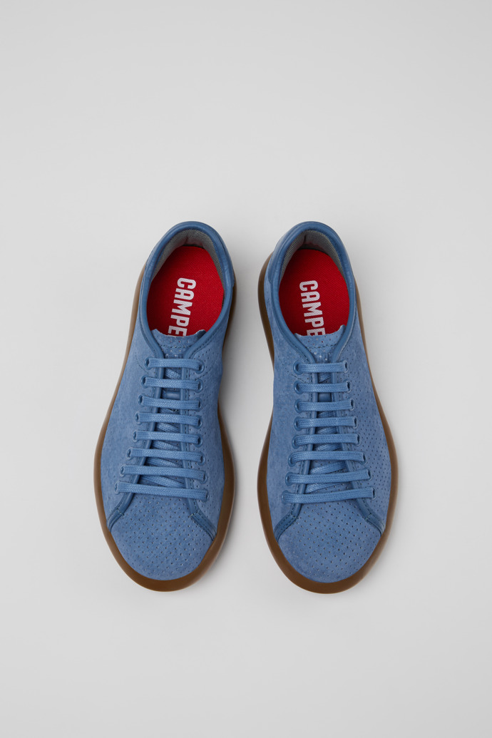 Pelotas Soller Blue Nubuck Sneakers for Women. modelin üstten görünümü