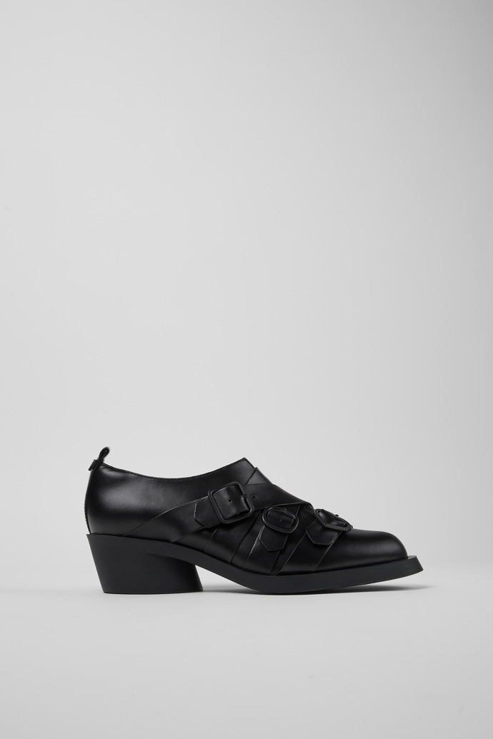 Twins Chaussures en cuir noir pour femme