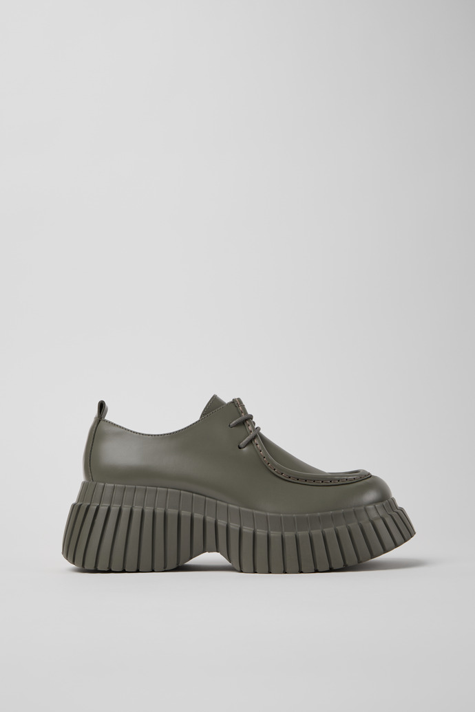 Pix BCN Grauer Damenschuh aus Leder.