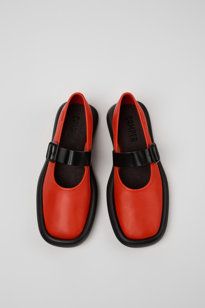 Onda Mary Jane en cuir rouge pour femme