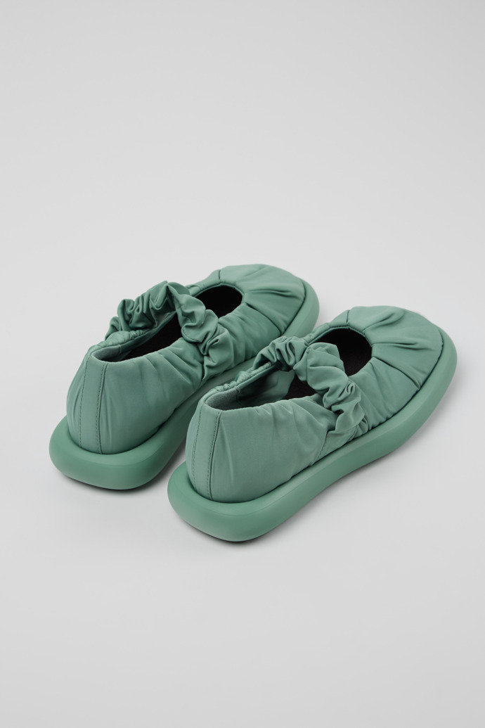 Back view of Onda Green Recycled PET Ballerinas for Women.