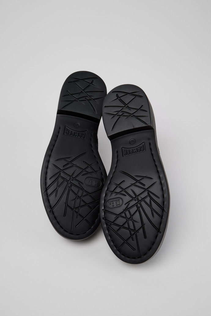 Twins Schwarze Lederschuhe für Damen.