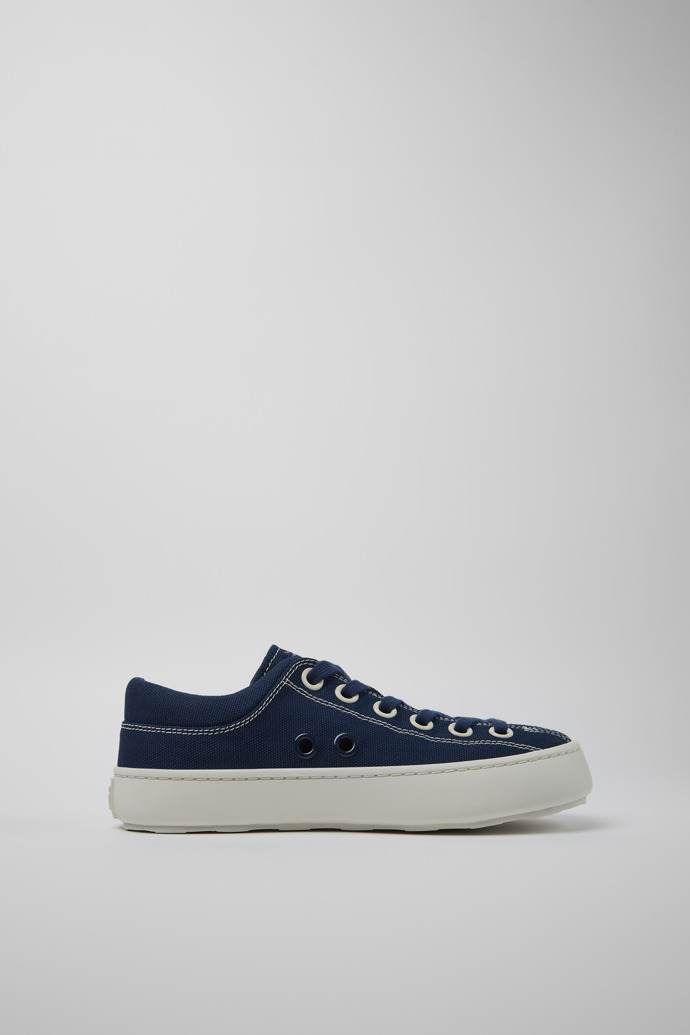 Image of Side view of Camper x SUNNEI Blue unisex Textile Shoe