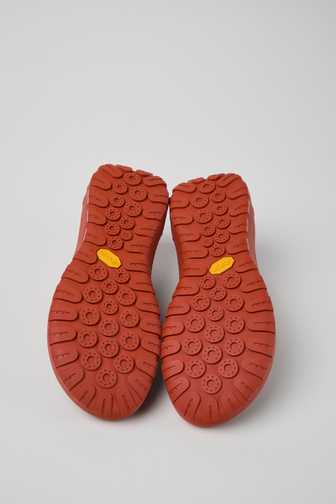 The soles of Peu Serra 360º Durable Burgundy Engineered Material Sneakers for Women