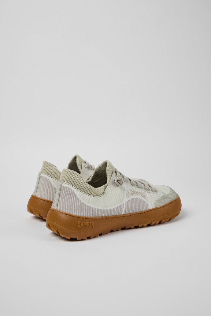 Peu Serra Baskets beiges en matières techniques en PET recyclé pour femme.