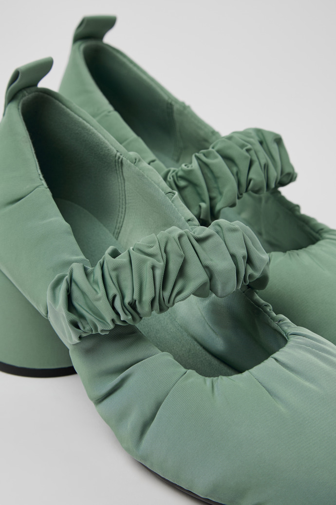 Close-up view of Niki Green Recycled PET Women's Shoes.