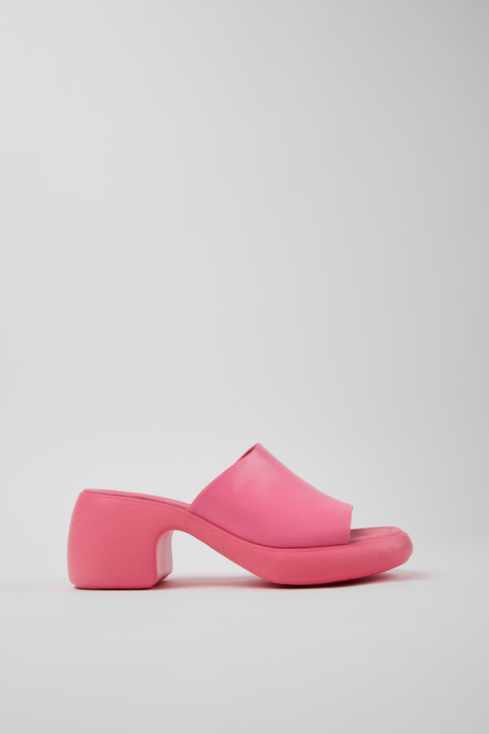 Thelma Sandal Pinkfarbene Ledersandalen Für Damen.