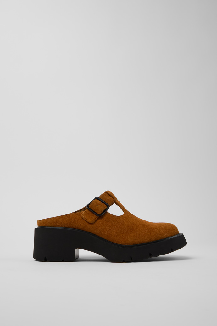 Milah Sandales en nubuck marron pour femme.