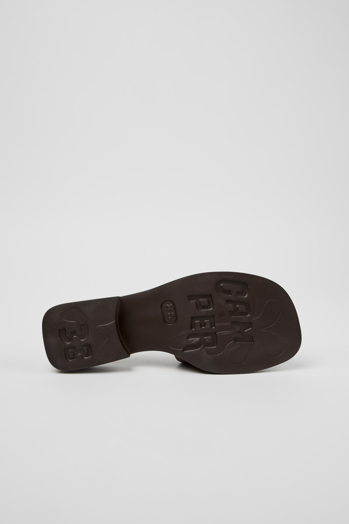 Dana Sandalias de ante marrón para mujer.