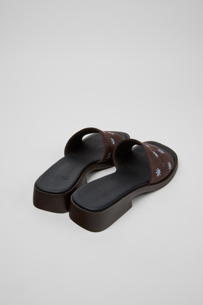 Dana Sandalias de ante marrón para mujer.