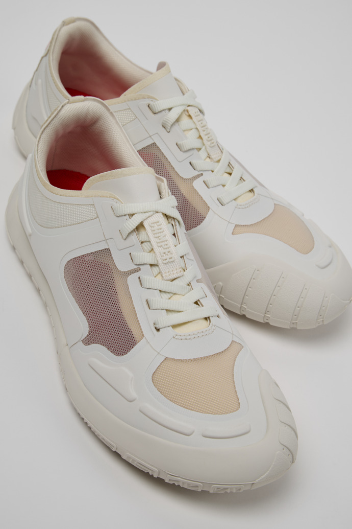 Close-up view of Path Multicolor Recycled PET Sneakers for Women.