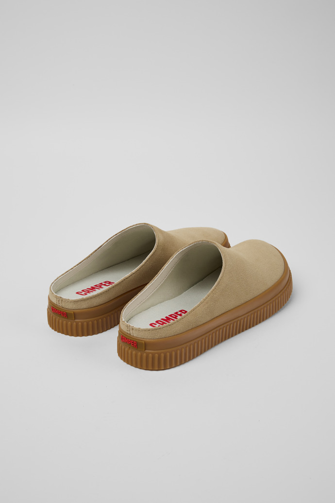 Peu Roda Sandalias de nobuk beige para mujer.