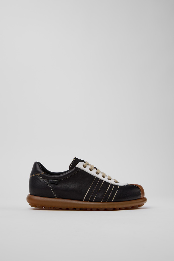 Side view of Pelotas Multicolor Leather Shoes for Women.