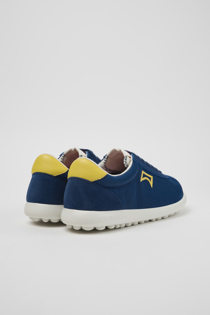 Back view of Pelotas XLF Multicolor Textile and Nubuck Leather Sneakers for Women.