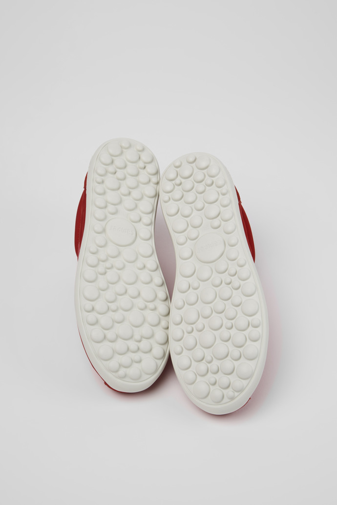 The soles of Pelotas XLF Multicolor Textile and Nubuck Leather Sneakers for Women.