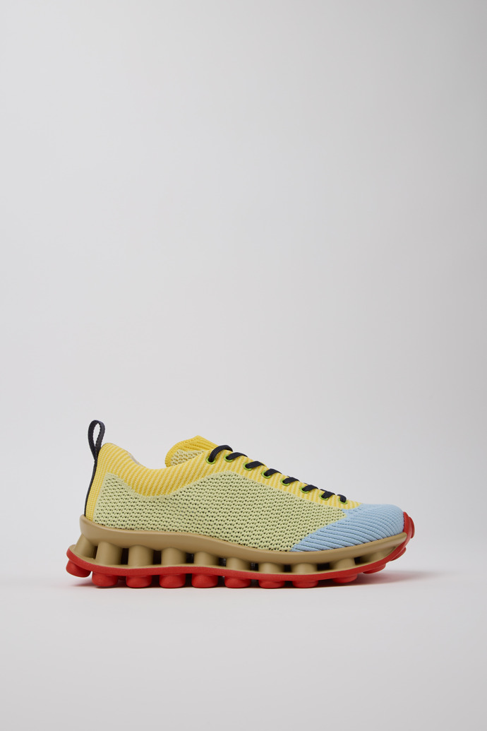 Side view of Camper x SUNNEI - PELOTISSIMA Multicolor Textile Sneakers for Women.