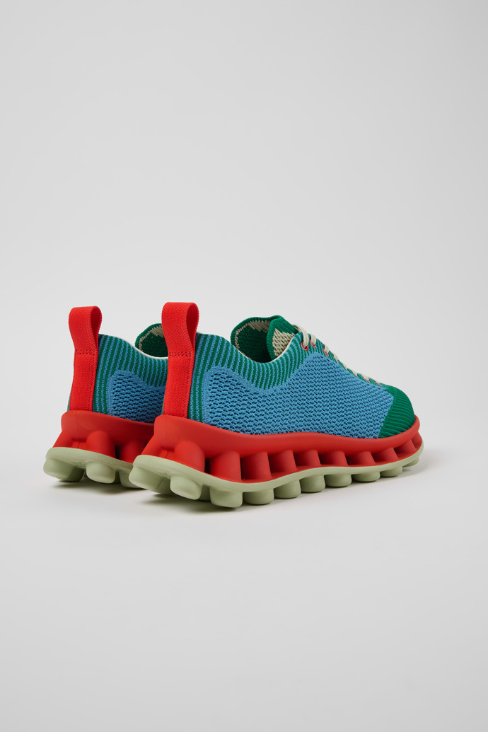 Back view of Camper x SUNNEI - PELOTISSIMA Multicolor Textile Sneakers for Women.