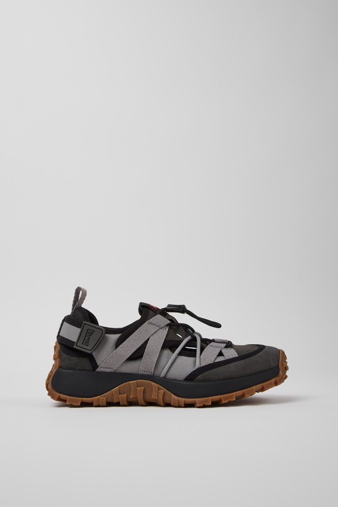 Drift Trail VIBRAM Sneakers de PET reciclado y nobuk gris para mujer.