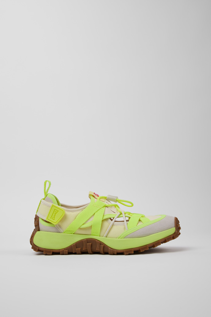 Side view of Drift Trail VIBRAM Multicolor Recycled PET and Nubuck Sneakers for Women.